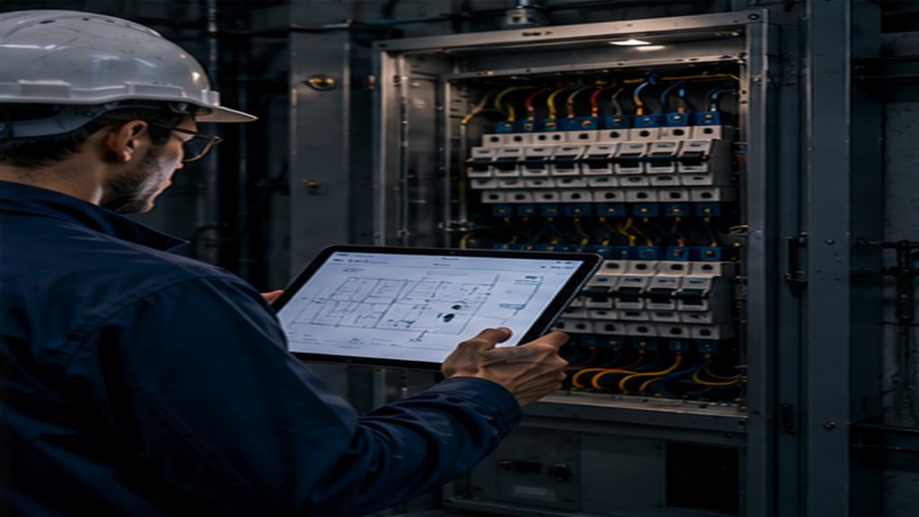 Organised commercial distribution board for labelling records