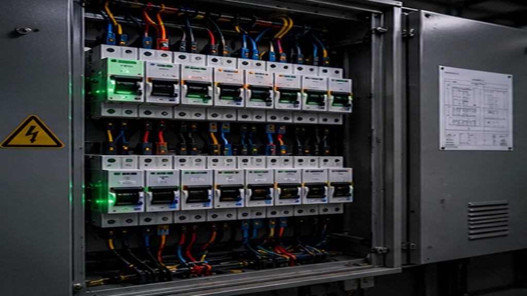 Commercial tenant fault reporting near an electrical board