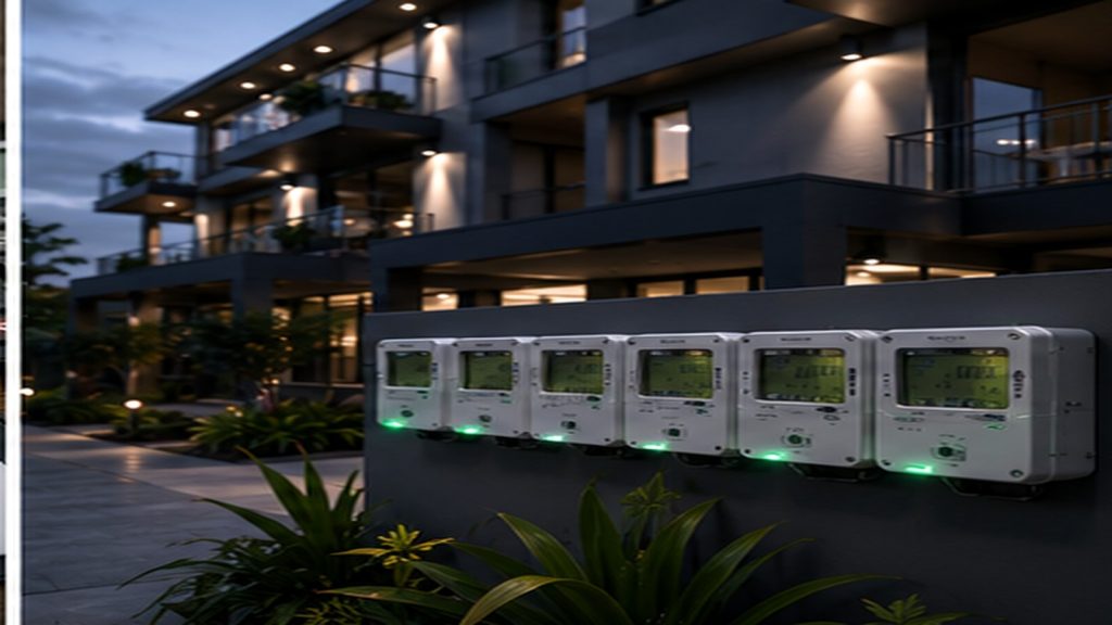 Sectional title utility meters for units and common areas