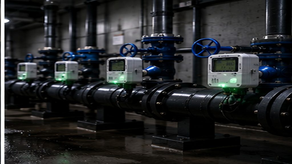 Smart water meter alert for landlord leak monitoring