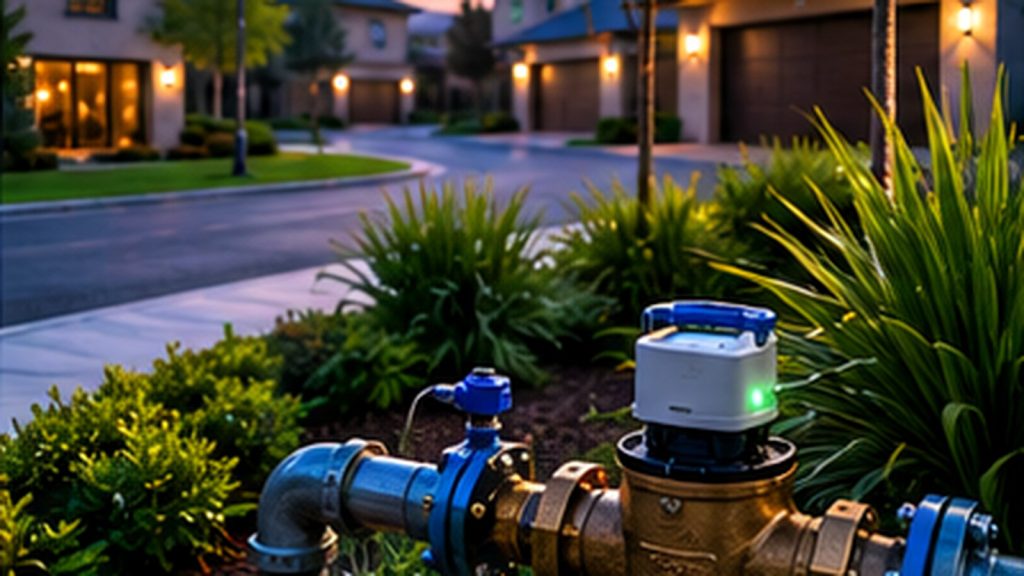 Smart water metering for estate usage management